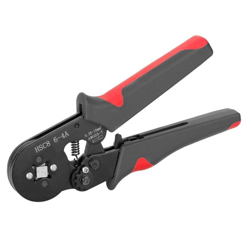 HSC8 6-4 0.25-10m㎡ AWG23-7 Ferrule Crimping Tool Kit High Hardness Crimper Plier with 1200pcs Wire Ferrules Crimp Ends Terminal  |   Machinery Parts Hardware & Gadgets Machinery Parts