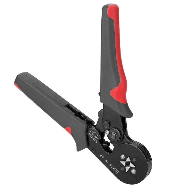 HSC8 6-4 0.25-10m㎡ AWG23-7 Ferrule Crimping Tool Kit High Hardness Crimper Plier with 1200pcs Wire Ferrules Crimp Ends Terminal  |   Machinery Parts Hardware & Gadgets Machinery Parts