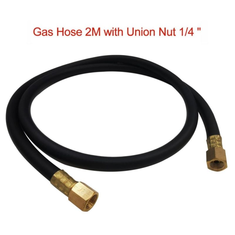 Inert Protective Air Hose 2M Argon Hose Welding Union Nut 1/4Inch  |   Machinery Parts Hardware & Gadgets Machinery Parts