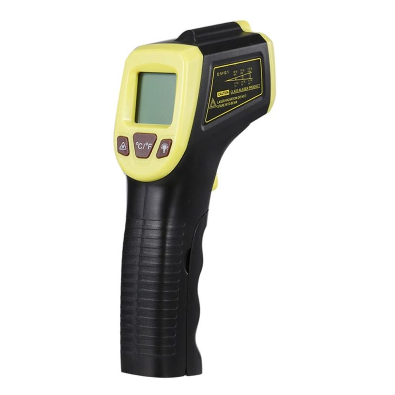 Infrared Thermometer, Non-Contact Digital Laser Temperature Gun -58°F to 1112°F (-50°C to 600°C) with LCD Display  |   Others Others Black