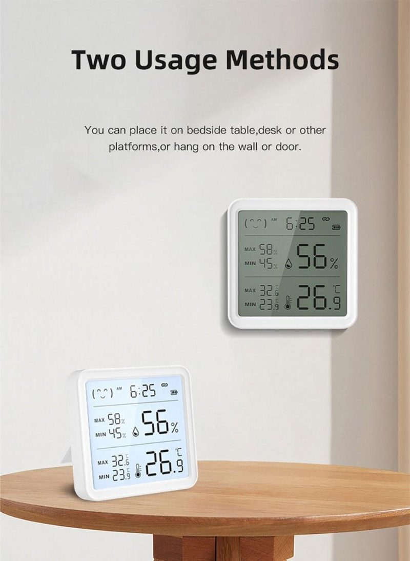 Intelligent BT Wireless Temperature and Humidity Sensor Intelligent Linkage Detector Wireless Temperature and Humidity Meter Sensor  |   Temperature & Humidity Measurements Measurement & Analysis Instruments Temperature & Humidity Measurements