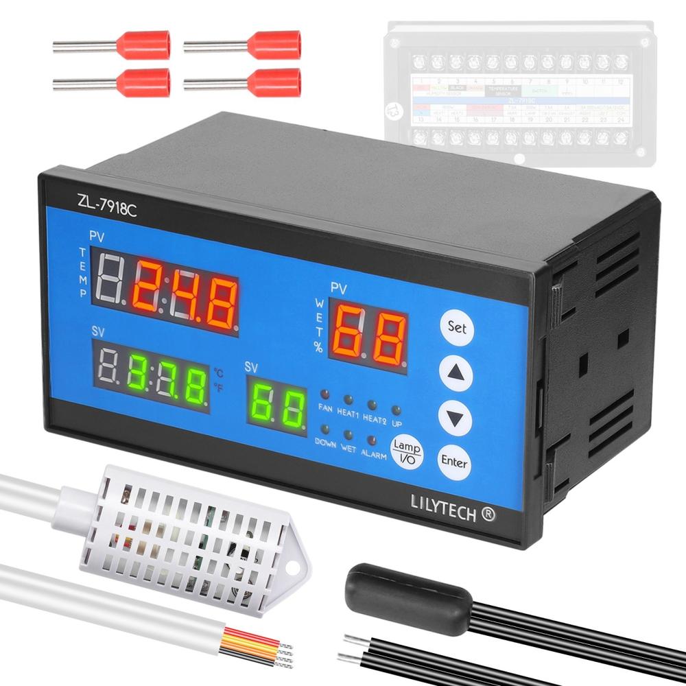 Intelligent Eggs Incubator Controller Multifunctional Automatic Incubator Eggs Hatcher Control System Incubation Temperature and Humidity Controlling Device  |   Temperature & Humidity Measurements Measurement & Analysis Instruments Temperature & Humidity Measurements