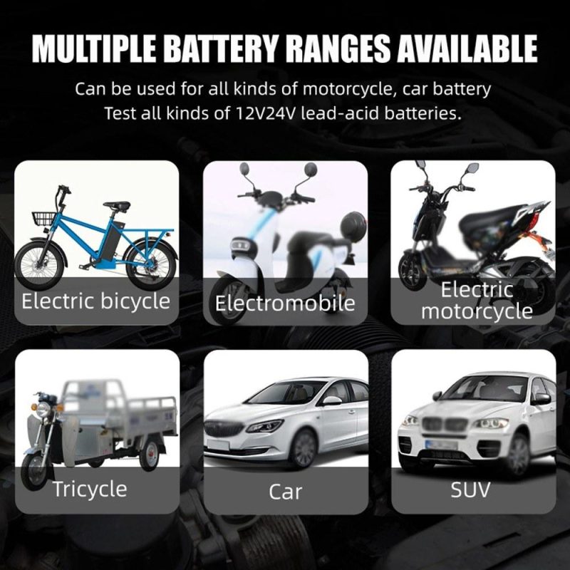 Internal Resistance Tester 12Volt/24Volt Intelligent Car Motorcycle Battery Tester Portable Digital Display Battery Test Device  |   Battery Testers Battery Testers Battery Testers