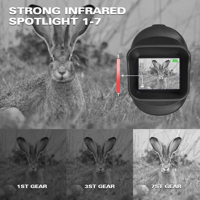 IR Night Vision Infrared Night-vision Scope Mini Portable Monocular Digital Infrared Night Detection Device for Outdoor Hunting Camping  |   Microscopes & Endoscope Measurement & Analysis Instruments Microscopes & Endoscope