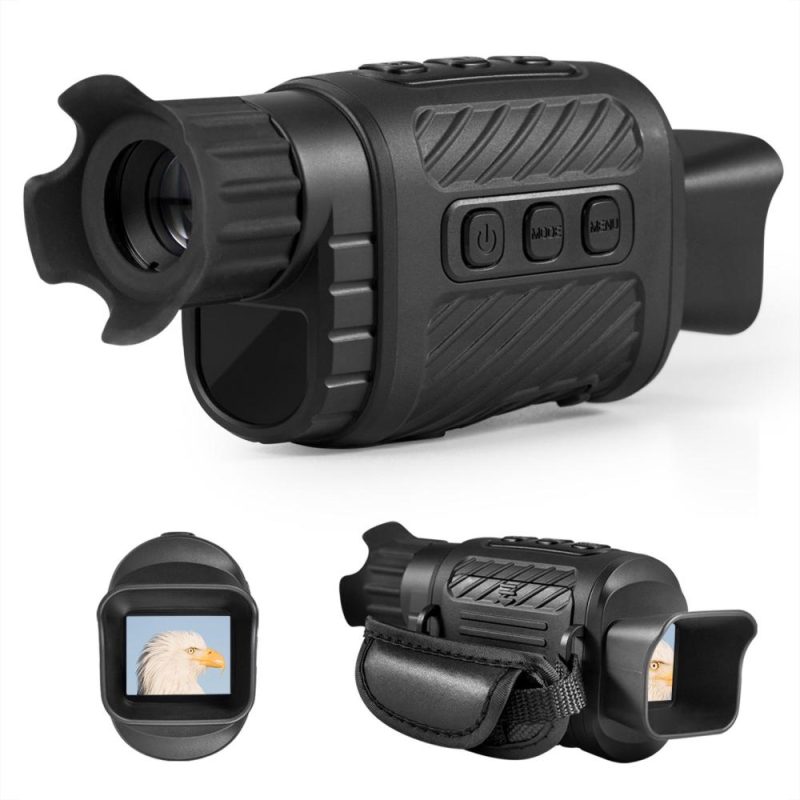 IR Night Vision Infrared Night-vision Scope Mini Portable Monocular Digital Infrared Night Detection Device for Outdoor Hunting Camping  |   Microscopes & Endoscope Measurement & Analysis Instruments Microscopes & Endoscope