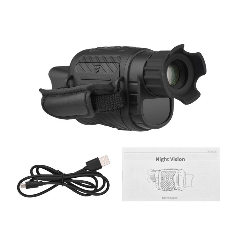 IR Night Vision Infrared Night-vision Scope Mini Portable Monocular Digital Infrared Night Detection Device for Outdoor Hunting Camping  |   Microscopes & Endoscope Measurement & Analysis Instruments Microscopes & Endoscope