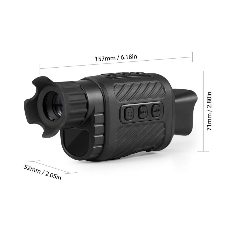 IR Night Vision Infrared Night-vision Scope Mini Portable Monocular Digital Infrared Night Detection Device for Outdoor Hunting Camping  |   Microscopes & Endoscope Measurement & Analysis Instruments Microscopes & Endoscope