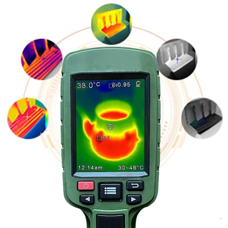 JD-108 160*120 Infrared Thermal Imager Portable Color Digital Display Heating Detector Handheld Temperature Imaging Camera  |   Infrared Thermometer Infrared Thermometer Green