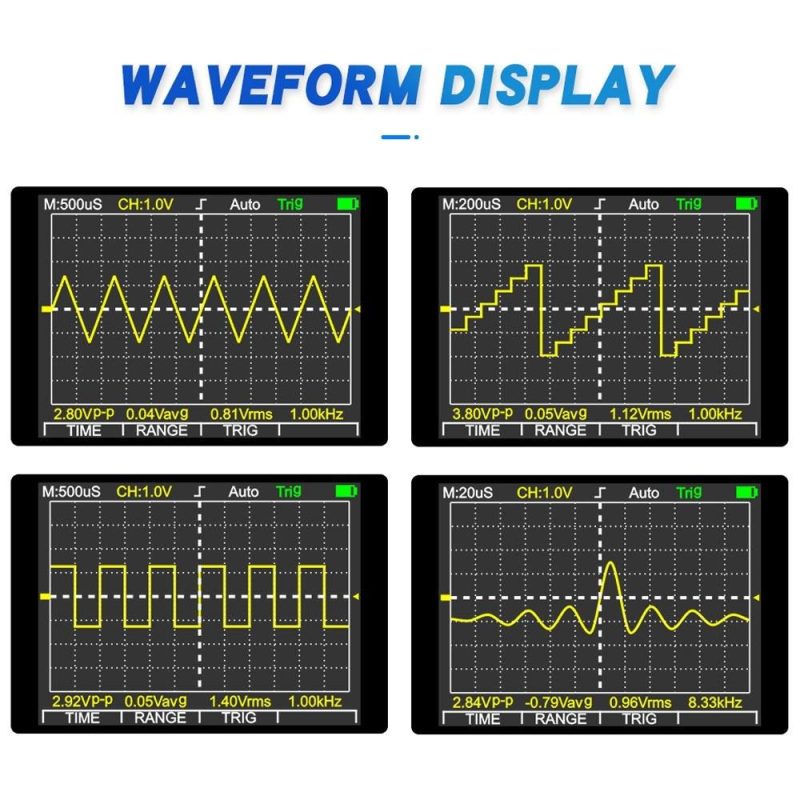 KKmoon 828 2 in 1 High Definition Intelligent Graphical Digital Oscilloscope Multimeter  |   Digital Multimeters & Oscilloscopes Digital Multimeters & Oscilloscopes Black