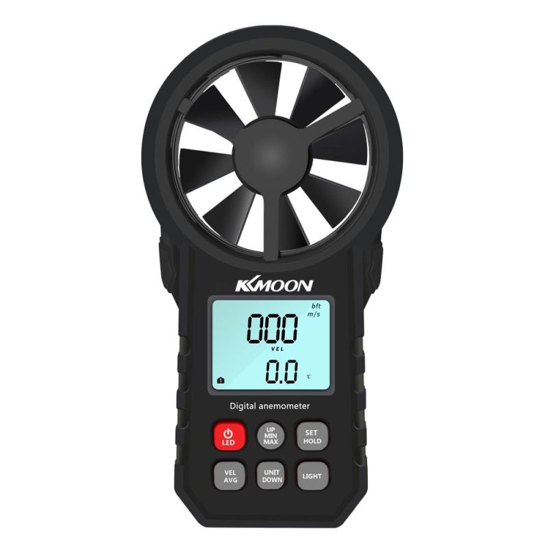 KKMOON Handheld Anemometer Portable Wind Speed Meter  |   Other Nature Element Measurements Measurement & Analysis Instruments Black/Black+Red