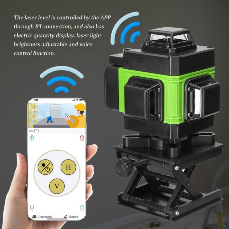 KKmoon Multifunctional 4D 16 Lines Laser Level 3° Self-leveling Machine with Vertical Horizontal Tilt Linesgeable Leveling Tool  |   Other Instruments Measurement & Analysis Instruments Other Instruments