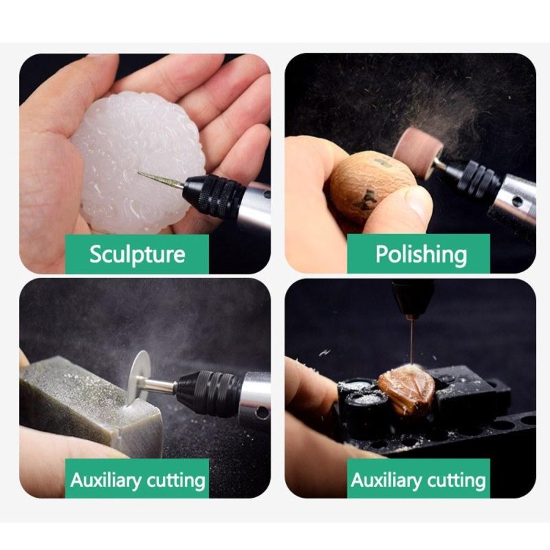 Large Power Mini Electric Grinding Machine Rechargeable Grinder Portable Engraving Cutting Polishing Drilling Tool  |   Power Tool Parts Power & Electrical Tools Power Tool Parts