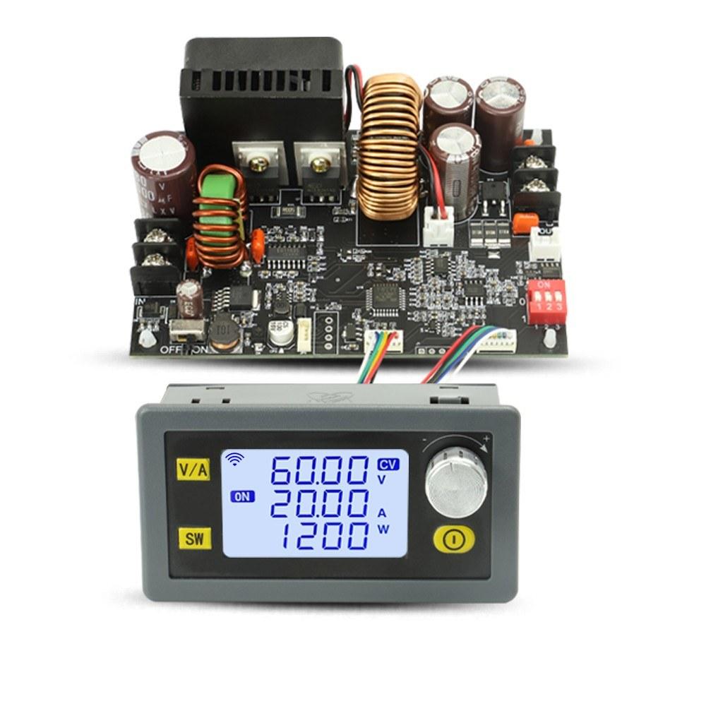 LCD Display Adjustable Direct Current Stabilized Voltage Power Supplys Constant Voltage and Constant Current 20A 1200W Step-down Module  |   Electrical Measuring Tools Electrical Measuring Tools Electrical Measuring Tools