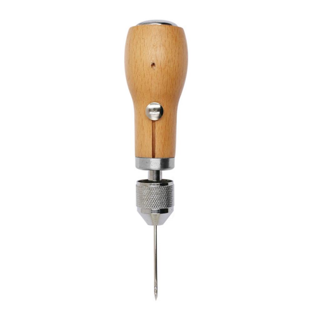 Leather Stitching Tool Hand Stitcher Sewing Awl Upholstery Repair Stitching Sewing Tool with 1 PCS Wax Thread 2 PCS Neddles for Leather Fabric  |   Hardware & Accessories Hardware & Accessories Hardware & Accessories