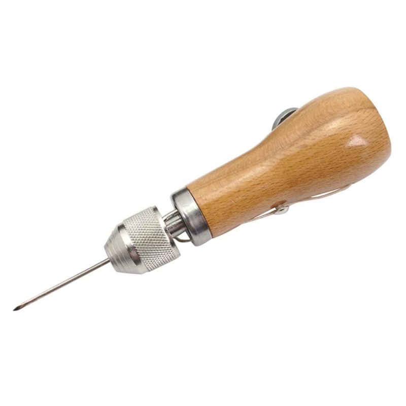 Leather Stitching Tool Hand Stitcher Sewing Awl Upholstery Repair Stitching Sewing Tool with 1 PCS Wax Thread 2 PCS Neddles for Leather Fabric  |   Hardware & Accessories Hardware & Accessories Hardware & Accessories