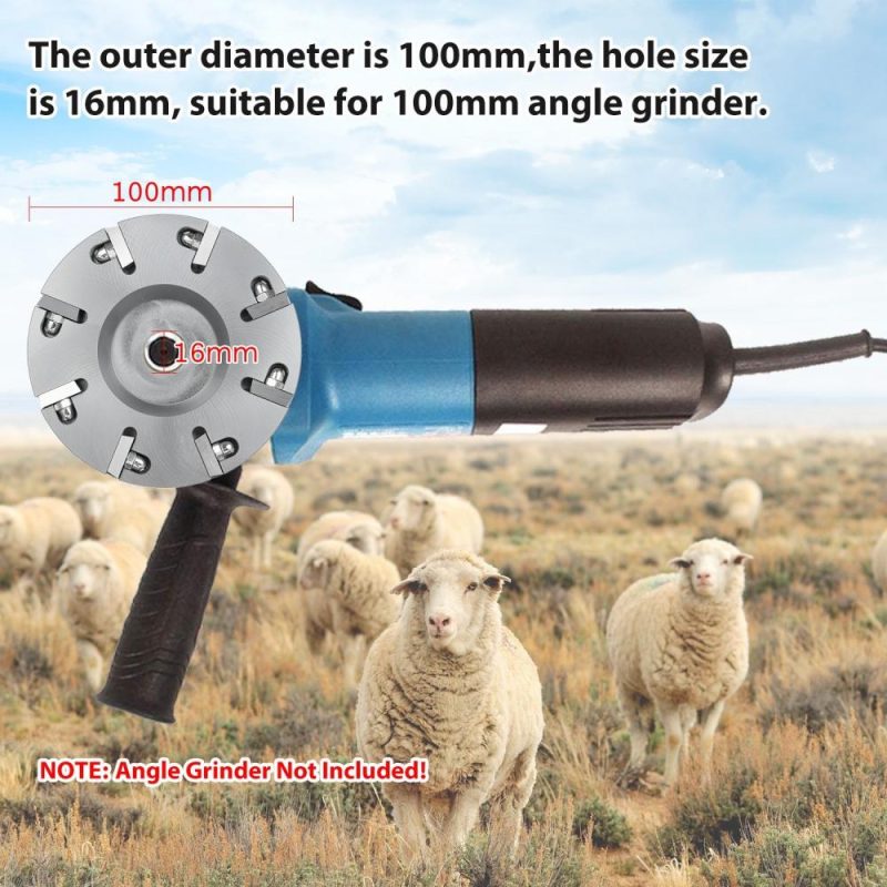 Livestock Hoof Trimming Disc Electric Metal Hoof Nipper Knife Tool Livestock Sheep Cattles Horses Cow Hoof Trimming Grinding Disc Plate with 8 Blades  |   Power Tool Parts Power & Electrical Tools Power Tool Parts