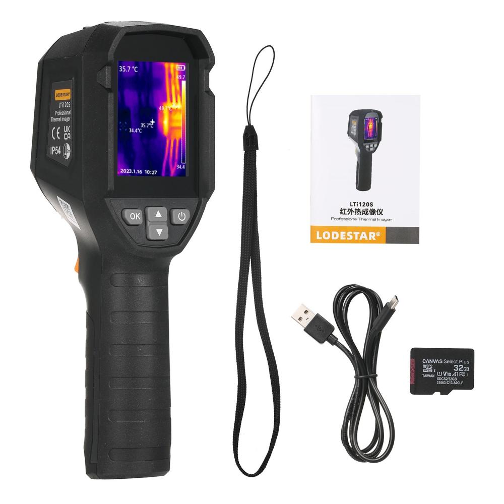 LODESTAR LTi120S Professional Infrared Thermal Imager 2.4-inch LCD Digital Infrared Imaging Devices  |   Infrared Thermometer Infrared Thermometer Black