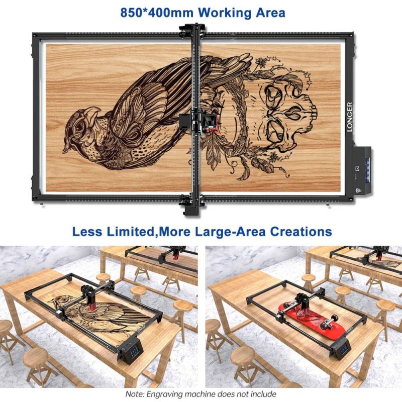 LONGER Extension Kit for Longer Laser Engraver Y-axis Expansion Kit Suitable for RAY5 5W/10W/20W Laser Cutter and Engraver  |   Laser Equipment Laser Equipment Laser Equipment