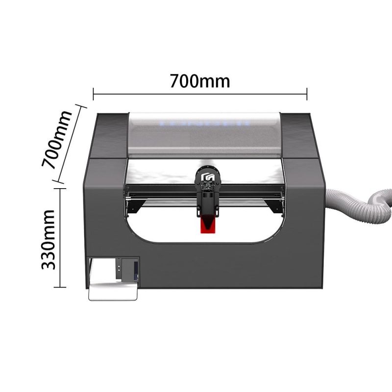 LONGER Laser Engraver Protective Cover with Vent 700x700x330 mm  |   Laser Equipment Laser Equipment Laser Equipment