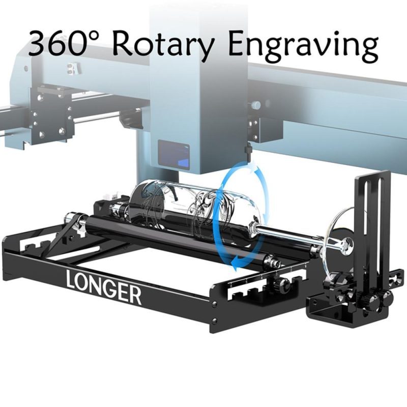 LONGER Laser Rotary Roller 360 Degrees Rotation Y-axis Laser Engraver Rotary Attachment  |   Laser Equipment Laser Equipment Laser Equipment