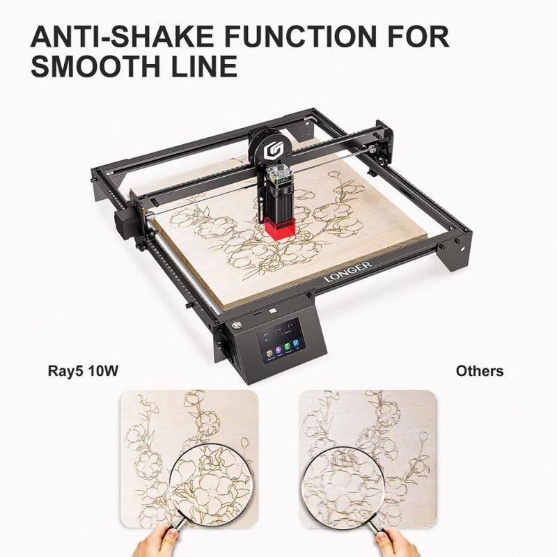 LONGER Ray5 10W Laser Engraver with 3.5inch Touchscreen  |   Laser Equipment Laser Equipment Laser Equipment