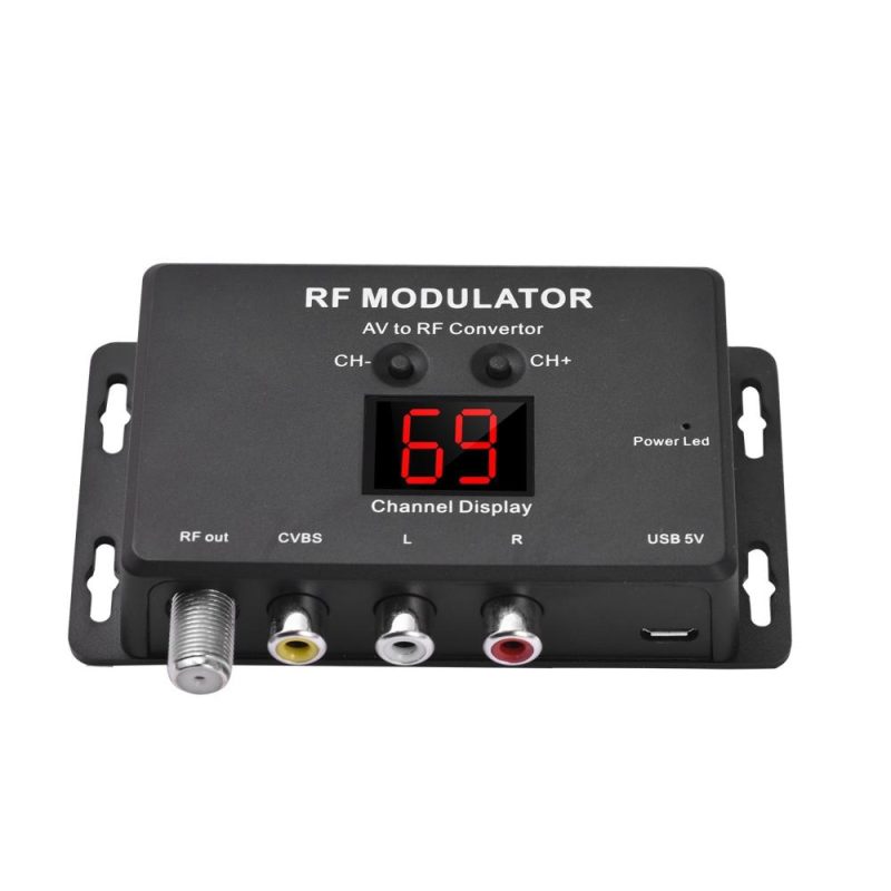 M60 RF Modulator AV to RF Converter  |   Other Instruments Measurement & Analysis Instruments Black