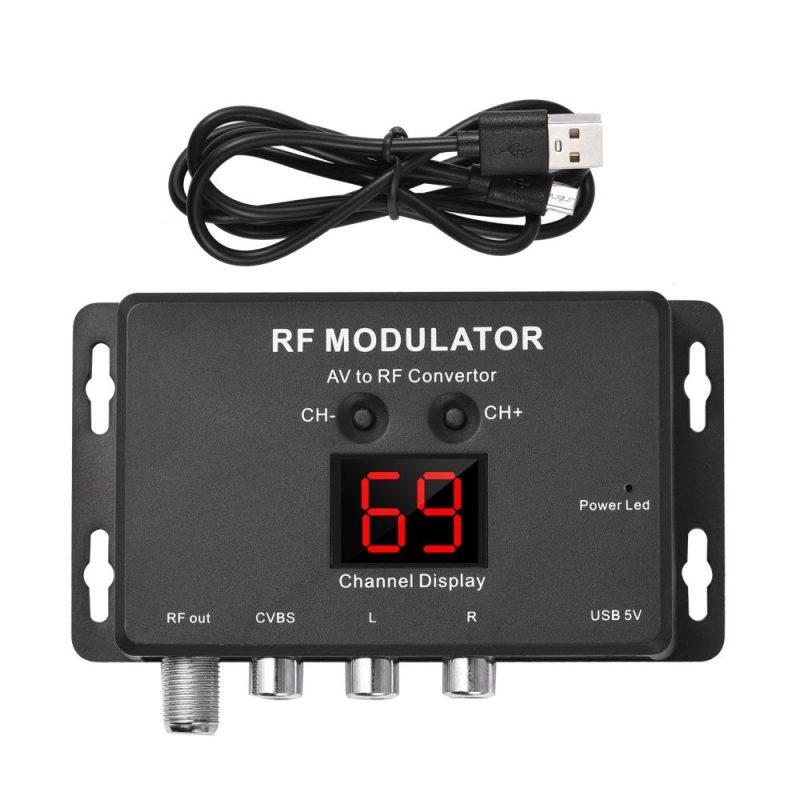 M60 RF Modulator AV to RF Converter  |   Other Instruments Measurement & Analysis Instruments Black