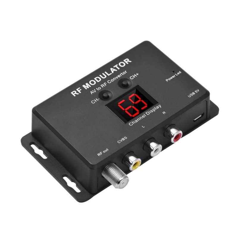 M60 RF Modulator AV to RF Converter  |   Other Instruments Measurement & Analysis Instruments Black