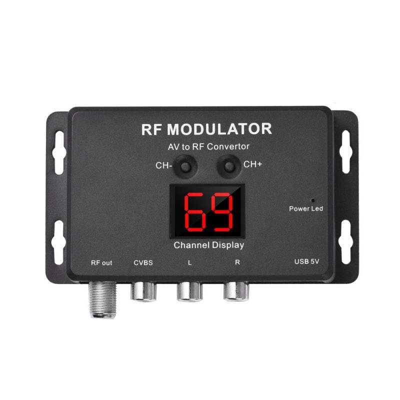 M60 RF Modulator AV to RF Converter  |   Other Instruments Measurement & Analysis Instruments Black