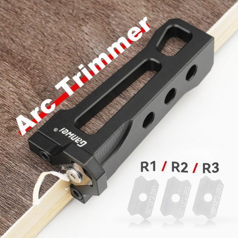 Manual Arc Trimmer Woodworking Edges Strips Arc Trimmer Furniture Board Seal Strips Chamferer Wood Burr Fillet Scraper Aluminum Alloy Chamferer Practical Woodworking Tools  |   Hardware & Accessories Hardware & Accessories Hardware & Accessories