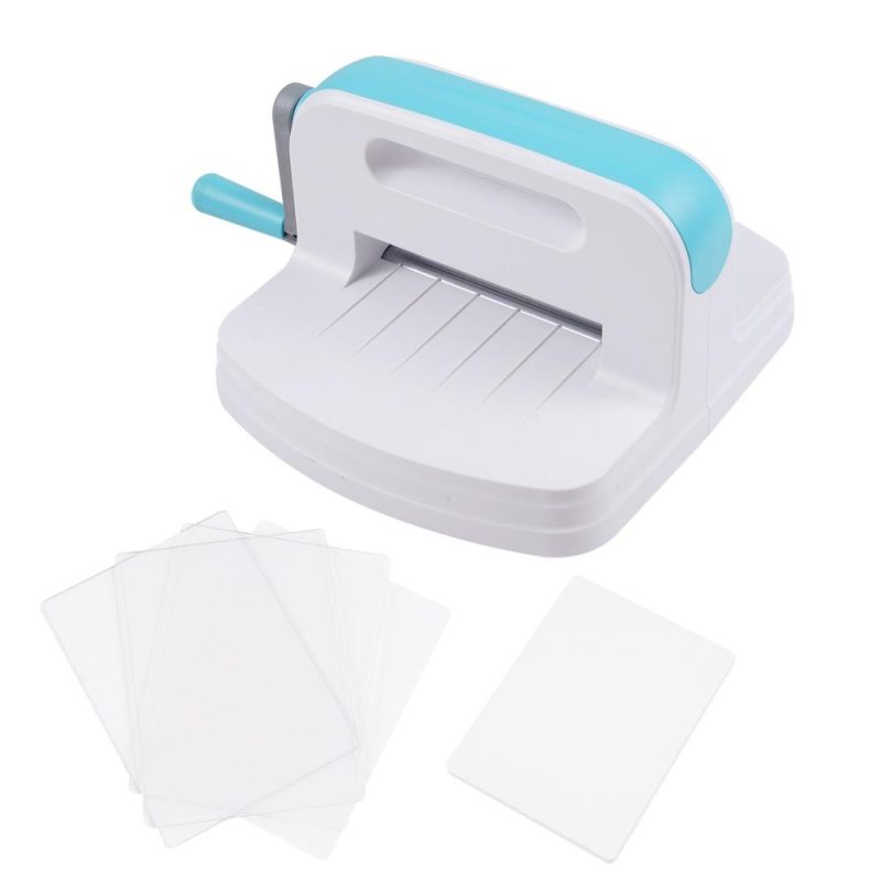 Manual Die Cutting & Embossing Machine, Portable Cut Machines, Hand DIY Embossing, Cutting Greeting Card Hand Account Making Tool, for Arts & Crafts, Scrapbooking, Card Making and Crafting  |   Others Hardware & Gadgets Blue And White