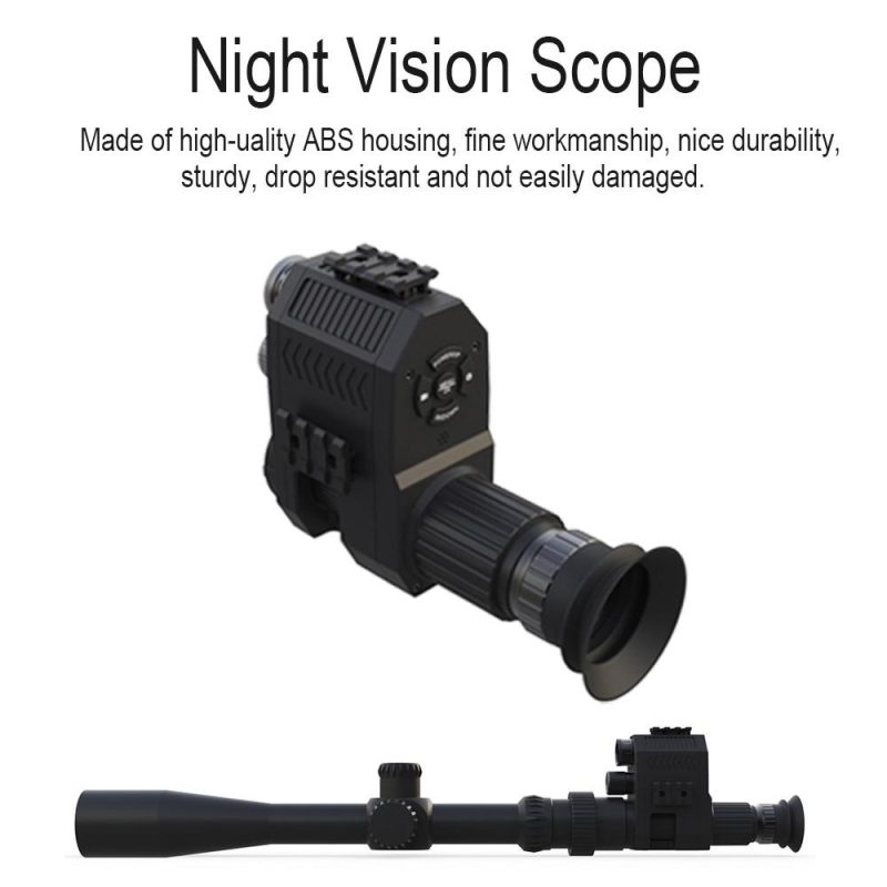 Megaorei Digital Night Vision Scope Monocular 100-200M Travel Infrared Camcorder  LED IR  |   Microscopes & Endoscope Measurement & Analysis Instruments Black