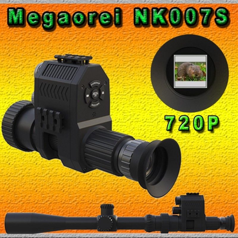 Megaorei Digital Night Vision Scope Monocular 100-200M Travel Infrared Camcorder  LED IR  |   Microscopes & Endoscope Measurement & Analysis Instruments Black