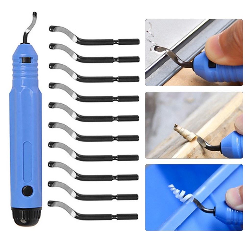 Metal Deburring Tool Kit Deburring Cutters Set Burr Remover Hand Tool for Wood Plastic Aluminum Copper and Steel  |   Hardware & Accessories Hardware & Accessories Hardware & Accessories