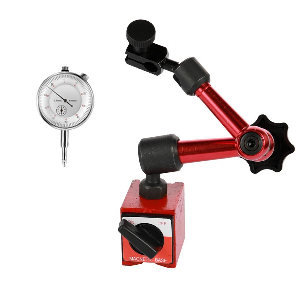 Metal Round Dial Indicator and Mini Flexible Magnetic Base Holder Bracket Tool Kit  |   Other Instruments Measurement & Analysis Instruments Other Instruments