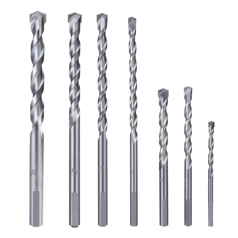 Meterk MK23 7PCS Cement Masonry Drill Bit Set with Sandblasting Surface Treatment  |   Hardware & Accessories Hardware & Accessories Hardware & Accessories