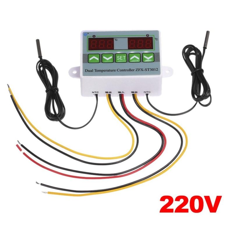 Microcomputer Intelligent Digital Temperature Controller with Dual Display ZFX-ST3012 220V/1500W Electric Thermostat Temperature Control Switch  |   Electrical Equipment & Supplies Electrical Equipment & Supplies Electrical Equipment & Supplies