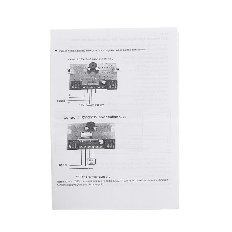 Microcomputer Intelligent Digital Temperature Controller with Dual Display ZFX-ST3012 220V/1500W Electric Thermostat Temperature Control Switch  |   Electrical Equipment & Supplies Electrical Equipment & Supplies Electrical Equipment & Supplies