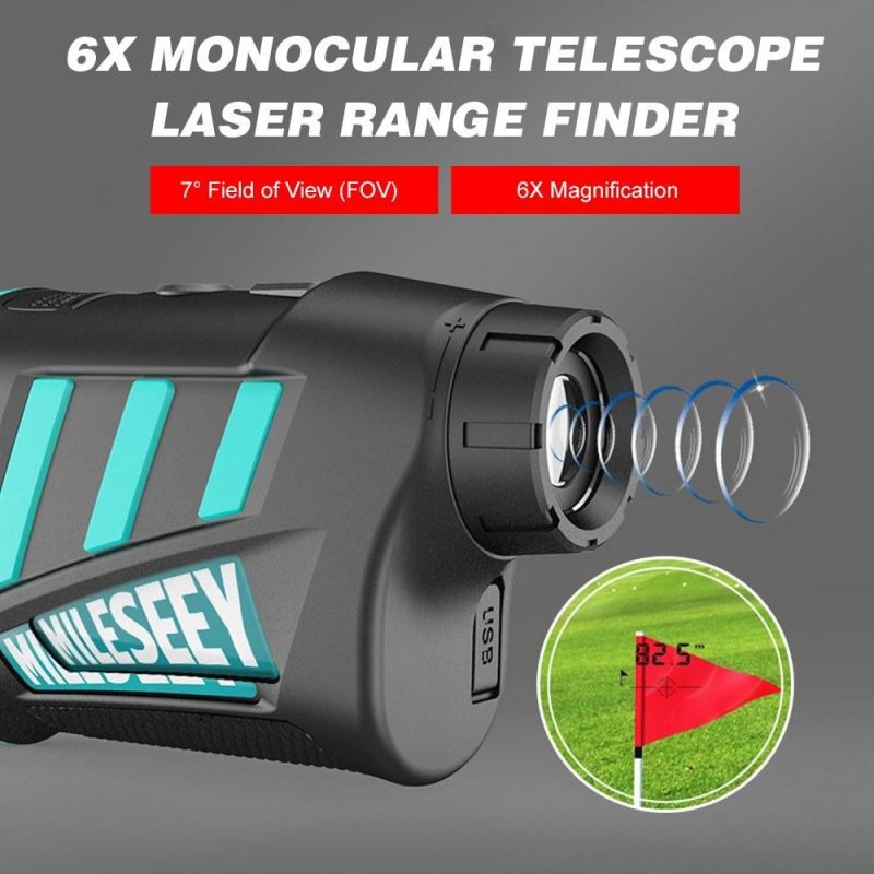 MiLESEEY 600m Outdoor Pulse Laser Range Finder Distance Meter 6X Handheld Monocular Telescope  |   Laser Rangefinders Laser Rangefinders Laser Rangefinders