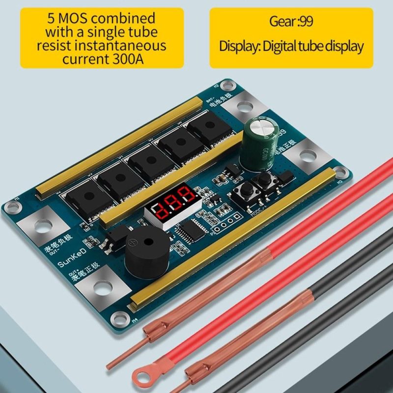 Mini Battery Spots Welding Machine Portable Welding Device for Welding Nickel Sheet Intelligent Digital Display Battery Spots Welding Machine  |   Power Tool Parts Power & Electrical Tools Multicolor