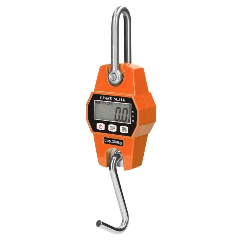 Mini LCD Digital 300kg Portable Industrial Electronic Heavy Duty Weight Hook Crane Hanging Scale  |   Digital Scales Digital Scales Digital Scales