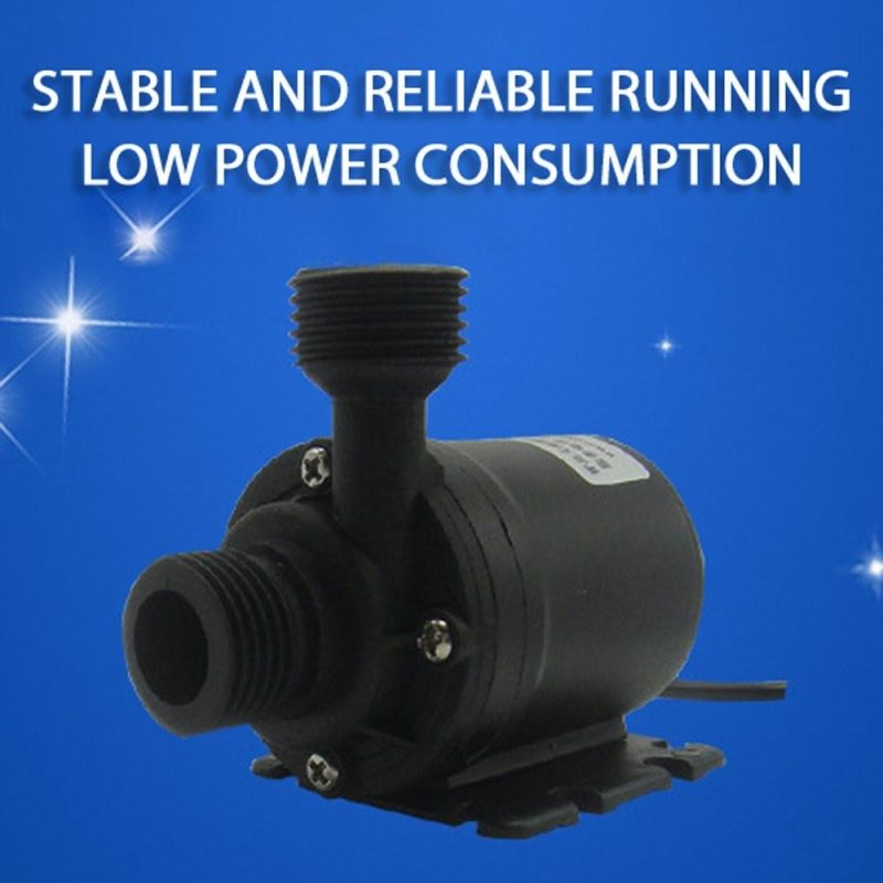 Mini Micro Brushless Submersible Motor Water Pump Ultra Quiet Lift 5M 800L/H Submersible Waterproof Water Pumps  |   Electrical Equipment & Supplies Electrical Equipment & Supplies Black