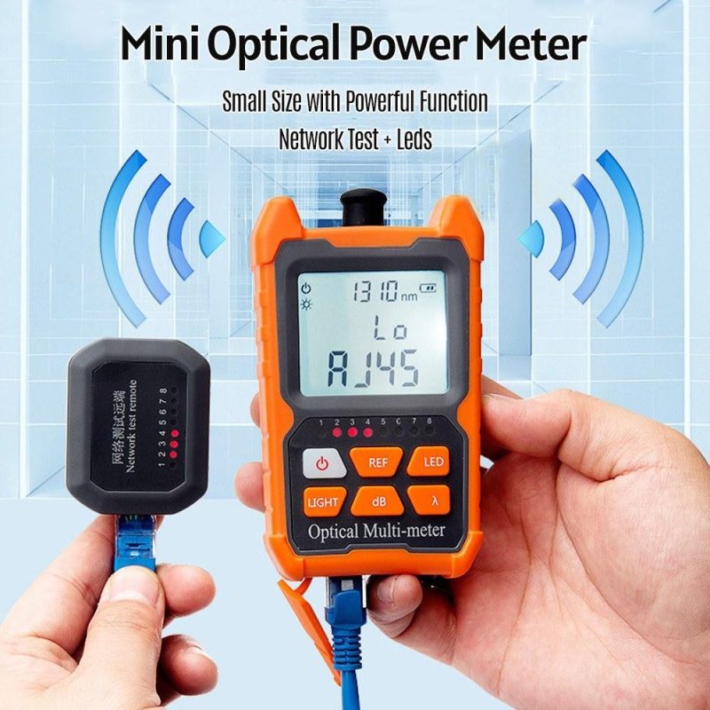 Mini Optical Power-Meter Portable Leds Lighting High Precise Network Fiber Optic Cable Tester Tools  |   Electrical Measuring Tools Electrical Measuring Tools Electrical Measuring Tools