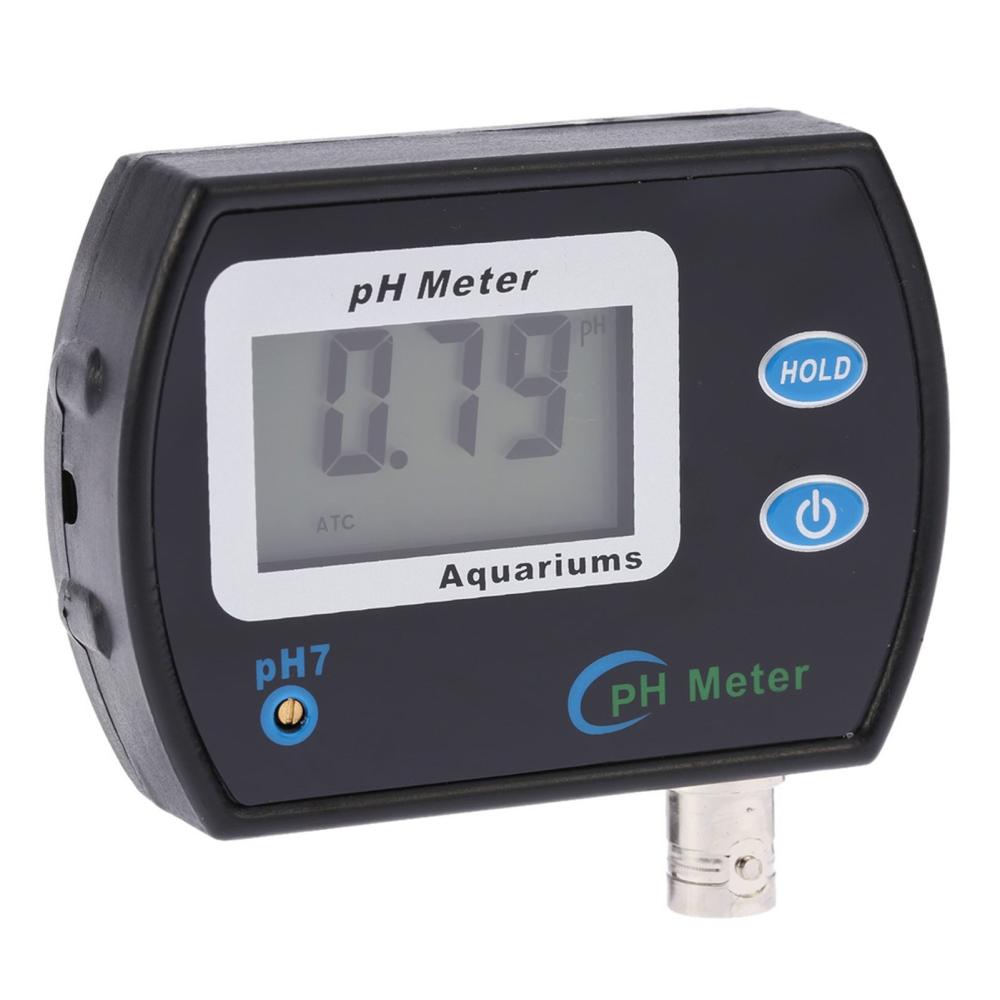 Mini Professional Online pH Meter Water Quality Tester Waterproof Water Quality Monitor Water Quality Analysis Device with Temperature Compensation ATC Function and Backlight  |   Water quality analysis equipment Measurement & Analysis Instruments Black