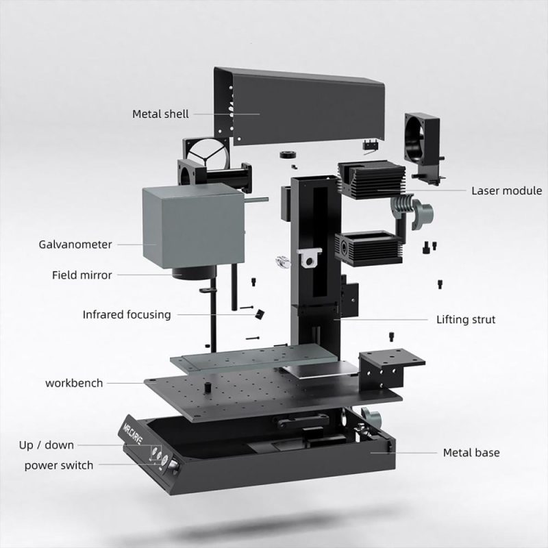 MR. CARVE M1 Pro Laser Engraver Desktop Marking Engraving Carving Marker Machine with RT5 Rotary Roller and RF2 Ring Fixture  |   Laser Equipment Laser Equipment Laser Equipment