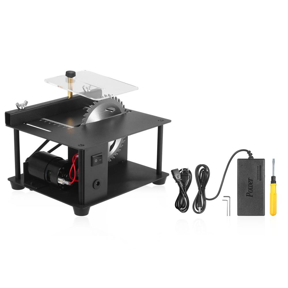 Multi-Functional Table Saw Mini Desktop Saw Cutter Electric Cutting Machine with Saw Blade Adjustable-Speed 35MM Cutting Depth for Wood Plastic Acrylic Cutting  |   Electrical Equipment & Supplies Electrical Equipment & Supplies Electrical Equipment & Supplies