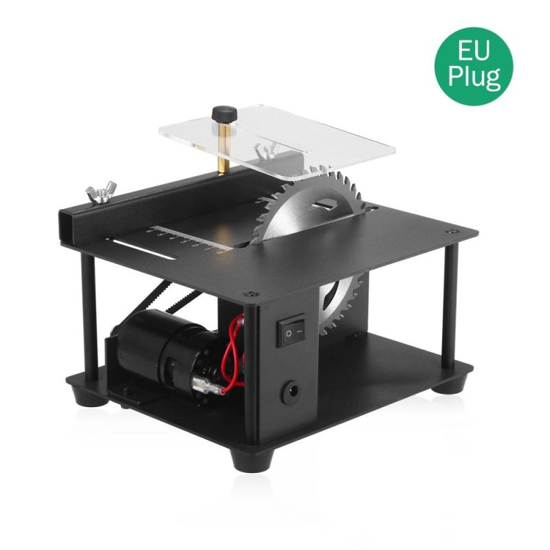 Multi-Functional Table Saw Mini Desktop Saw Cutter Electric Cutting Machine with Saw Blade Adjustable-Speed 35MM Cutting Depth for Wood Plastic Acrylic Cutting  |   Electrical Equipment & Supplies Electrical Equipment & Supplies Electrical Equipment & Supplies