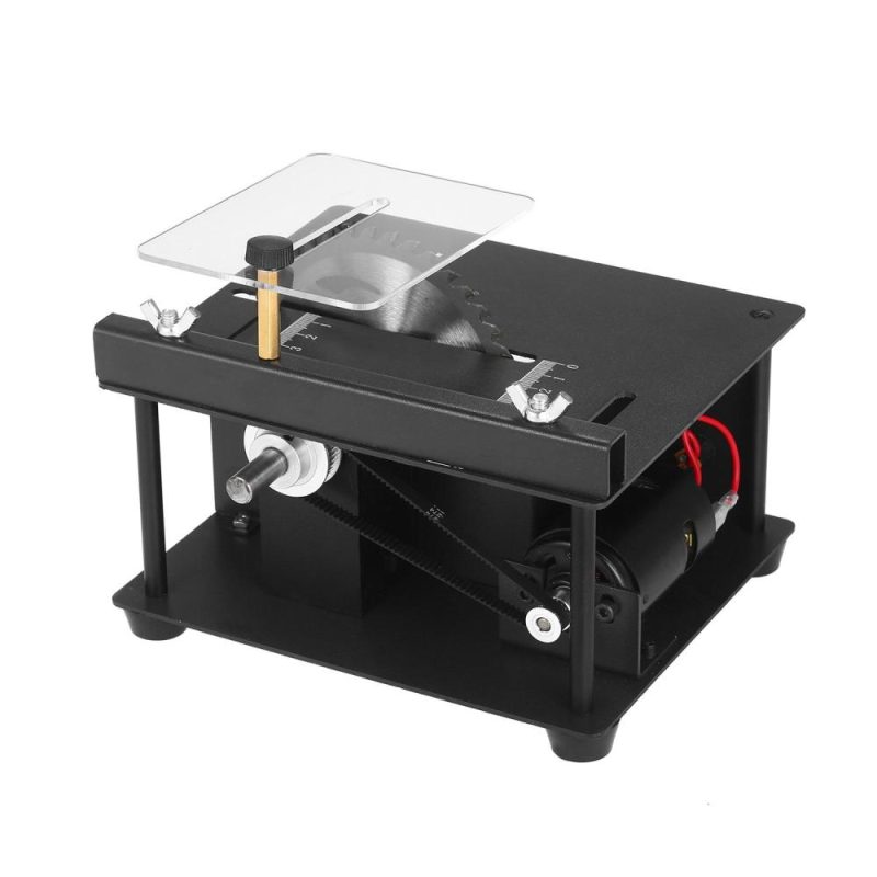 Multi-Functional Table Saw Mini Desktop Saw Cutter Electric Cutting Machine with Saw Blade Adjustable-Speed 35MM Cutting Depth for Wood Plastic Acrylic Cutting  |   Electrical Equipment & Supplies Electrical Equipment & Supplies Electrical Equipment & Supplies