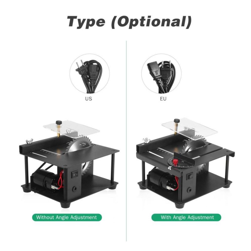 Multi-Functional Table Saw Mini Desktop Saw Cutter Electric Cutting Machine with Saw Blade Adjustable-Speed 35MM Cutting Depth for Wood Plastic Acrylic Cutting  |   Electrical Equipment & Supplies Electrical Equipment & Supplies Electrical Equipment & Supplies