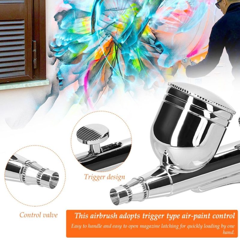 Multi-purpose Professional 0.3mm Airbrush Air Compressor Kit for Model Making DIY Art Painting  |   Others Hardware & Gadgets Others